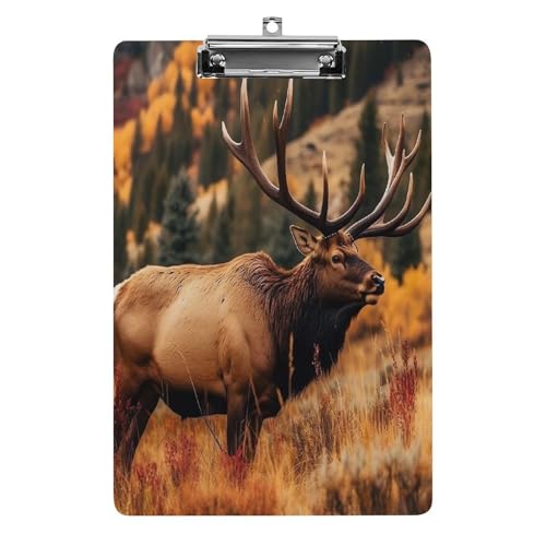 Acryl-Klemmbrett, 32,5 x 21,6 cm, transparent, hält 100 Blatt, lustige Wildtiere, Druck, flaches Profil, Clip für Büro, Restaurant Acryl-Klemmbrett, 32,5 x 21,6 cm, transparent, hält 100 Blatt, lustige Wildtiere, Druck, flaches Profil, Clip für Büro, Restaurant von QSKDLAC
