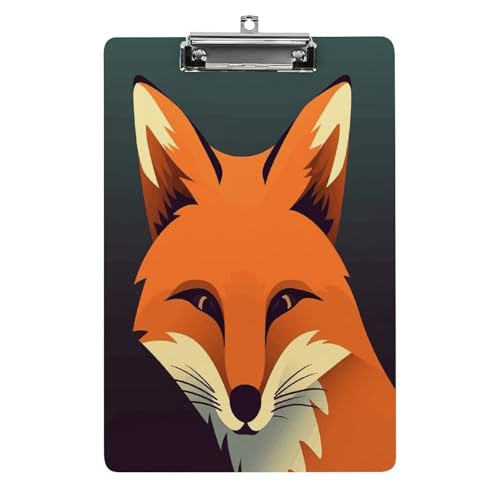 Acryl-Klemmbrett, 32,5 x 21,6 cm, transparent, hält 100 Blatt, lustiger Terrestrischer Tierdruck, flaches Profil, Clip für Büro, Restaurant Acryl-Klemmbrett, 32,5 x 21,6 cm, transparent, hält 100 Blatt, lustiger Terrestrischer Tierdruck, flaches Profil, Clip für Büro, Restaurant von QSKDLAC