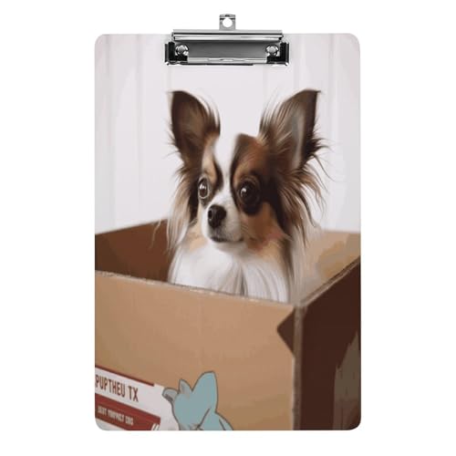Acryl-Klemmbrett, 32,5 x 21,6 cm, transparente Klemmbretter, hält 100 Blatt, lustige Kartonverpackung, Hunde, Druck mit niedrigem Profil, Clip für Büro, Restaurant Acryl-Klemmbrett, 32,5 x 21,6 cm, transparente Klemmbretter, hält 100 Blatt, lustige Kartonverpackung, Hunde, Druck mit niedrigem Profil, Clip für Büro, Restaurant von QSKDLAC