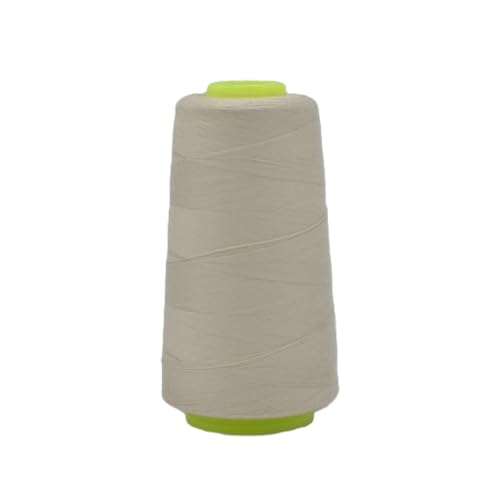 Overlockgarn 3000 Yard – Stärke 120 – 100 % Polyester – Reißfest & Farbecht – Für Overlock und Coverlock – 1 Kone – 30 Farben verfügbar – Nähgarn für alle Näharbeiten (520 sand) von QT
