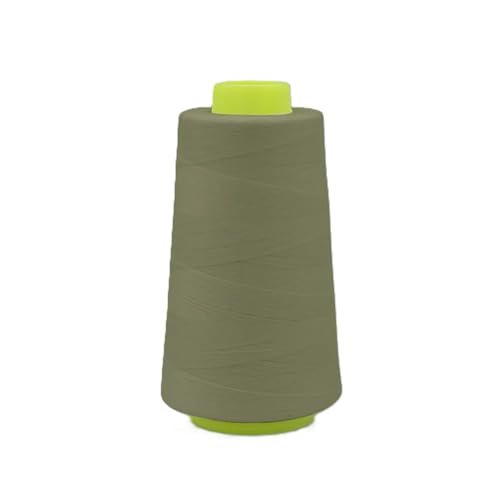 Overlockgarn | 3000 yard/Kone | Stärke 120, Garn für Overlock-Nähmaschinen (271 earth khaki) von QT