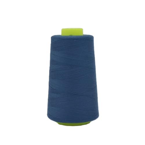 Overlockgarn | 3000 yard/Kone | Stärke 120, Garn für Overlock-Nähmaschinen (960 denim) von QT