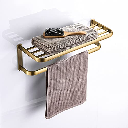 Bronze-Badezimmer-Zubehör-Set, antikes Doppel-Handtuchregal, WC-Bürstenhalter, WC-Papierhalter, Bademantelhaken, Keramik-Becherhalter, Handtuchhalter Bronze-Badezimmer-Zubehör-Set, antikes Doppel-Handtuchregal, WC-Bürstenhalter, WC-Papierhalter, Bademantelhaken, Keramik-Becherhalter, Handtuchhalter von QTYQWC