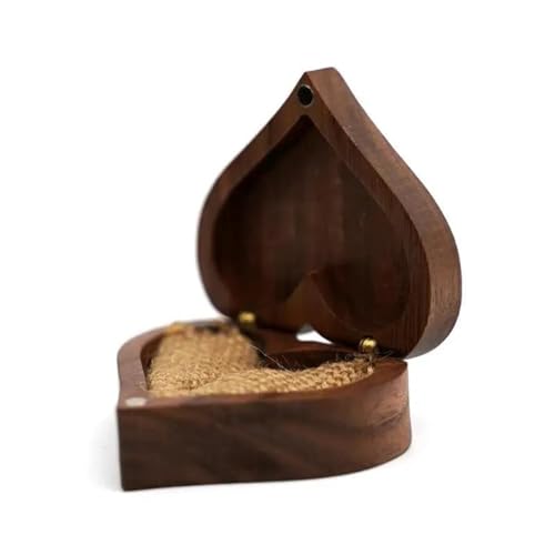 QTYQWC Halsketten-Organizer, Massivholz, Ringbox, weiche Innentasche, Schmuckaufbewahrungstasche, Ohrringe, Schmuck, Holz, Ohrringe, Schmuckkästchen, Halskette, Schmuckschatulle QTYQWC Halsketten-Organizer, Massivholz, Ringbox, weiche Innentasche, Schmuckaufbewahrungstasche, Ohrringe, Schmuck, Holz, Ohrringe, Schmuckkästchen, Halskette, Schmuckschatulle von QTYQWC