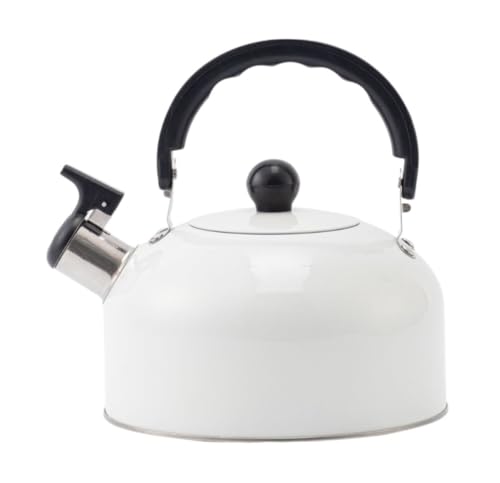 Teekessel für Herdplatte, Teekessel, Teedose, Campingkocher, Kunststoff, Terrarium, elektrischer Teekessel, Teekessel, Edelstahl, Pfeife, Teekessel (grün) von QTYQWC