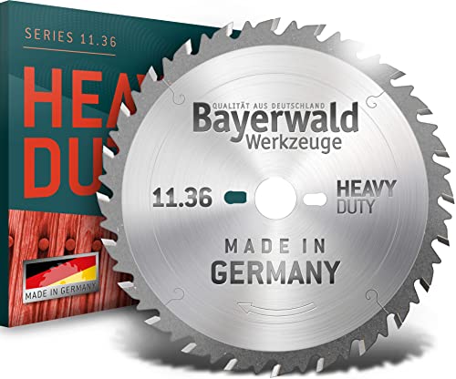 Bayerwald - HM Kreissägeblatt - Ø 185 mm x 1,8 mm x 20 mm | Wechselzahn (20 Zähne) | Nebenlöcher: 2/6/32 | für den Einwegeinsatz auf Baustellen von QUALITÄT AUS DEUTSCHLAND Bayerwald Werkzeuge