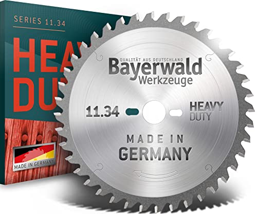 Bayerwald - HM Kreissägeblatt - Ø 150 mm x 2,8 mm x 20 mm | Trapezflachzahn (42 Zähne) | Nebenlöcher: 2/6/32 | für universellen Einsatz auf Handkreissägen von QUALITÄT AUS DEUTSCHLAND Bayerwald Werkzeuge