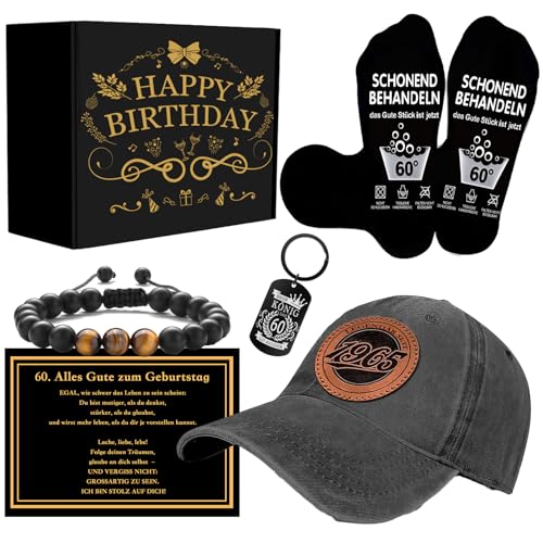 QUANMAITONG 60 Geburtstag Mann Geburtstagsgeschenk Für Männer, Vatertagsgeschenk Für Papa Geschenke Für Männer Geschenk Geburtstag 5 in 1 Geschenkbox Kreativ Set Für Erwachsene QUANMAITONG 60 Geburtstag Mann Geburtstagsgeschenk Für Männer, Vatertagsgeschenk Für Papa Geschenke Für Männer Geschenk Geburtstag 5 in 1 Geschenkbox Kreativ Set Für Erwachsene von QUANMAITONG