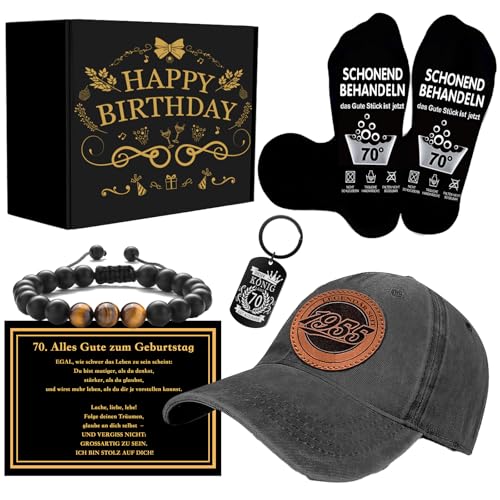 QUANMAITONG 70 Geburtstag Mann Geburtstagsgeschenk Für Männer, Vatertagsgeschenk Für Papa Geschenke Für Männer Geschenk Geburtstag 5 in 1 Geschenkbox Kreativ Set Für Erwachsene QUANMAITONG 70 Geburtstag Mann Geburtstagsgeschenk Für Männer, Vatertagsgeschenk Für Papa Geschenke Für Männer Geschenk Geburtstag 5 in 1 Geschenkbox Kreativ Set Für Erwachsene von QUANMAITONG