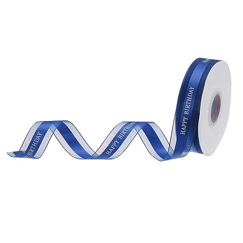 QUARKZMAN 1" Glücklich Geburtstag Satin Farbband 50 Yards Dunkel Blau Farbband Rolle Schleife Dekoration Band für Geburtstag Geschenk Kuchen Box Blumenstrauß QUARKZMAN 1" Glücklich Geburtstag Satin Farbband 50 Yards Dunkel Blau Farbband Rolle Schleife Dekoration Band für Geburtstag Geschenk Kuchen Box Blumenstrauß von QUARKZMAN