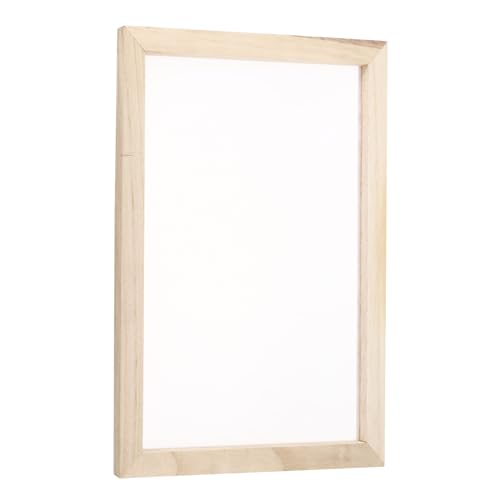 QUARKZMAN 1 Stück Siebdruckrahmen, 13,4x9,8 Zoll Holz mit 160 weißen Maschen für DIY-Siebdruckprojekte QUARKZMAN 1 Stück Siebdruckrahmen, 13,4x9,8 Zoll Holz mit 160 weißen Maschen für DIY-Siebdruckprojekte von QUARKZMAN