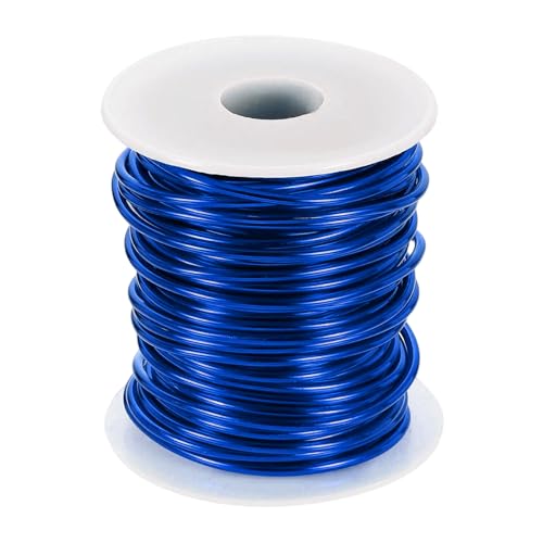 QUARKZMAN 10 Gauge Aluminium Basteldraht 2,5 mm 65,5 ft Flexibler Biegsamer Eloxiert Metall Schmuck Modellierdraht für Schmuckherstellung Modellieren Basteln DIY, Saphirblau QUARKZMAN 10 Gauge Aluminium Basteldraht 2,5 mm 65,5 ft Flexibler Biegsamer Eloxiert Metall Schmuck Modellierdraht für Schmuckherstellung Modellieren Basteln DIY, Saphirblau von QUARKZMAN