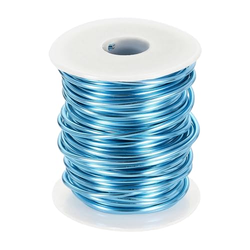 QUARKZMAN 10 Gauge Aluminium Basteldraht 2,5 mm 65,5 ft Flexibler Biegsamer Eloxiert Metall Schmuck Modellierdraht für Schmuckherstellung Modellieren Basteln DIY, Stahlblau QUARKZMAN 10 Gauge Aluminium Basteldraht 2,5 mm 65,5 ft Flexibler Biegsamer Eloxiert Metall Schmuck Modellierdraht für Schmuckherstellung Modellieren Basteln DIY, Stahlblau von QUARKZMAN