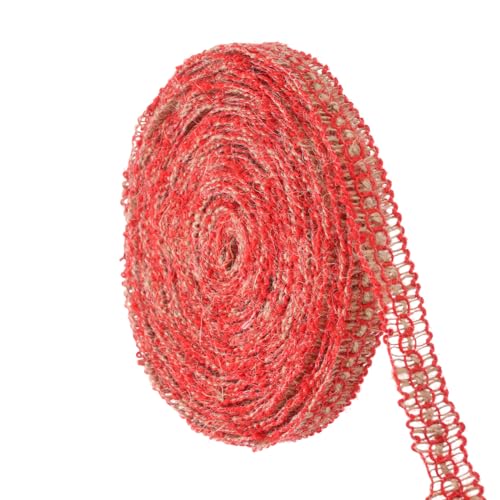 QUARKZMAN 10 Meter 1,5 cm Jute-Bastband Natürliche Jute Spitzenband Bastelband Rustikales Bandrolle für DIY Nähen Basteln Geschenkverpackung Wohnkultur QUARKZMAN 10 Meter 1,5 cm Jute-Bastband Natürliche Jute Spitzenband Bastelband Rustikales Bandrolle für DIY Nähen Basteln Geschenkverpackung Wohnkultur von QUARKZMAN