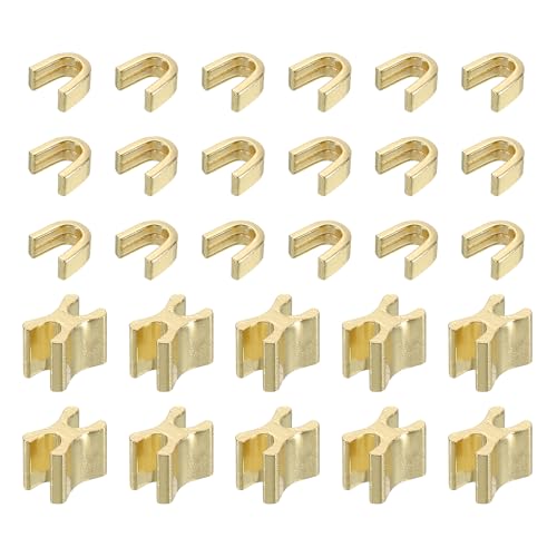 QUARKZMAN 10 Satz Reißverschluss Reparatur Set, #5 Top Stopper & Bottom Stops Endstück Reißverschluss Schieber für Taschen Mäntel Jacken DIY Nähen Ersatz, Hellgold QUARKZMAN 10 Satz Reißverschluss Reparatur Set, #5 Top Stopper & Bottom Stops Endstück Reißverschluss Schieber für Taschen Mäntel Jacken DIY Nähen Ersatz, Hellgold von QUARKZMAN