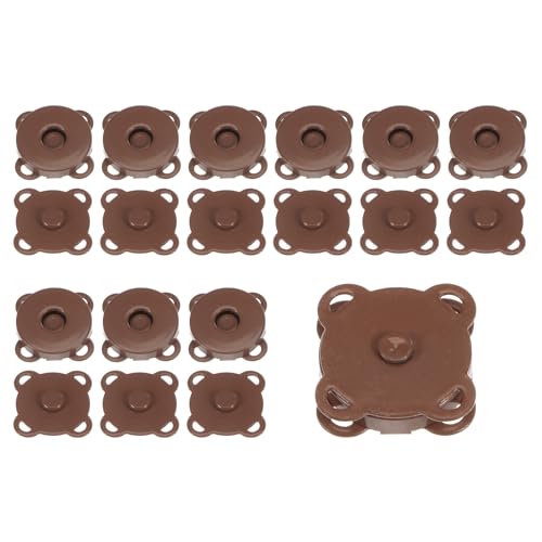 QUARKZMAN 10 Sets magnetische Druckknöpfe, 1,8 cm, Metallverschlüsse, Magnete zum Aufnähen, Verschlüsse, Ersatz-Magnetverschlüsse für Geldbörsen, DIY, Basteln, Kaffee QUARKZMAN 10 Sets magnetische Druckknöpfe, 1,8 cm, Metallverschlüsse, Magnete zum Aufnähen, Verschlüsse, Ersatz-Magnetverschlüsse für Geldbörsen, DIY, Basteln, Kaffee von QUARKZMAN