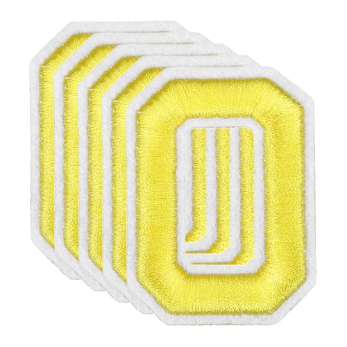 QUARKZMAN 10 Stk. Nummern-Patches 2,4" Höhe Nummer 0 Gestickte Dekorative Reparatur-Patches zum Aufbügeln/Nähen auf Stickerei-Applikationen für Dekor Kleidung Schuhe DIY Handwerk, Gelb QUARKZMAN 10 Stk. Nummern-Patches 2,4" Höhe Nummer 0 Gestickte Dekorative Reparatur-Patches zum Aufbügeln/Nähen auf Stickerei-Applikationen für Dekor Kleidung Schuhe DIY Handwerk, Gelb von QUARKZMAN