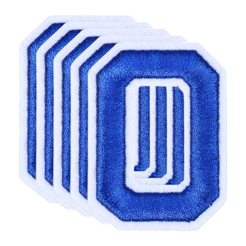 QUARKZMAN 10 Stk. Zahlen Patches 6cm Höhe Nummer 0 Gestickte Dekorative Reparatur-Patches zum Aufbügeln/Nähen von Stickerei-Applikationen für Dekor Kleidung Schuhe DIY Basteln, Blau QUARKZMAN 10 Stk. Zahlen Patches 6cm Höhe Nummer 0 Gestickte Dekorative Reparatur-Patches zum Aufbügeln/Nähen von Stickerei-Applikationen für Dekor Kleidung Schuhe DIY Basteln, Blau von QUARKZMAN