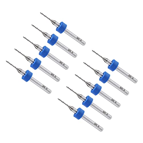 QUARKZMAN 10 Stück 0.9mm PCB Bohrer Wolframkarbid für Bohr und Bearbeitungsteile von QUARKZMAN