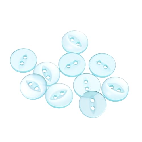 QUARKZMAN 10 Stück Knöpfe 12,5 mm Harzknöpfe 2 Löcher Rund Bastelknöpfe Kinderknöpfe Klein Babyknöpfe Nähen Mini Buttons zum Annähen T-Shirt Kleidung Scrapbooking Dekorieren, Seeblau QUARKZMAN 10 Stück Knöpfe 12,5 mm Harzknöpfe 2 Löcher Rund Bastelknöpfe Kinderknöpfe Klein Babyknöpfe Nähen Mini Buttons zum Annähen T-Shirt Kleidung Scrapbooking Dekorieren, Seeblau von QUARKZMAN