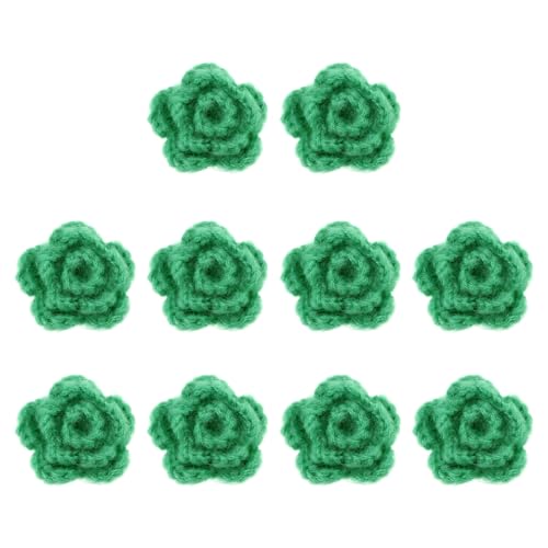 QUARKZMAN 10 Stück Blumen Aufnäher, 50mm Häkelblumen Blumenstickerei Applikationen Verzierungen für DIY Haare Hüte Kleidung Hochzeit Dekor Handwerk, Türkis QUARKZMAN 10 Stück Blumen Aufnäher, 50mm Häkelblumen Blumenstickerei Applikationen Verzierungen für DIY Haare Hüte Kleidung Hochzeit Dekor Handwerk, Türkis von QUARKZMAN