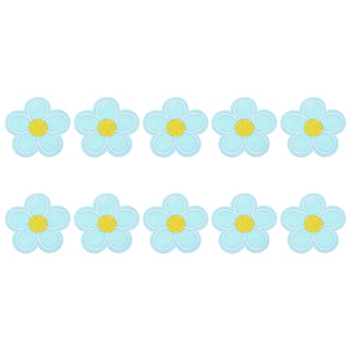 QUARKZMAN 10 Stück Blumen Bügelflicken Marineblau Bestickte Aufnäher Applikationen Zum Aufbügeln Zum Nähen für DIY Handwerk Kleidung Reparatur Tasche Hut Dekoration, 1,97 Zoll QUARKZMAN 10 Stück Blumen Bügelflicken Marineblau Bestickte Aufnäher Applikationen Zum Aufbügeln Zum Nähen für DIY Handwerk Kleidung Reparatur Tasche Hut Dekoration, 1,97 Zoll von QUARKZMAN