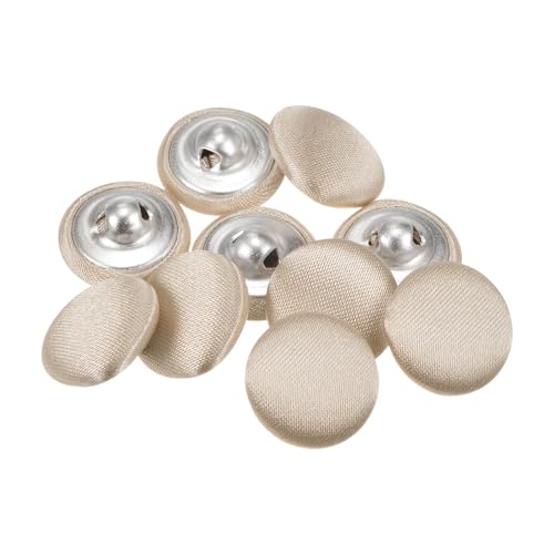 QUARKZMAN 10 Stück Braunrosa Knöpfe mit Stoffüberzug 15mm Satinstoff Bezogen Nähknöpfe Runde Bastelknöpfe Metallschaft Ösenknöpfe Vintage für Mantel Kleidung Jacke Blazer Anzüge DIY QUARKZMAN 10 Stück Braunrosa Knöpfe mit Stoffüberzug 15mm Satinstoff Bezogen Nähknöpfe Runde Bastelknöpfe Metallschaft Ösenknöpfe Vintage für Mantel Kleidung Jacke Blazer Anzüge DIY von QUARKZMAN