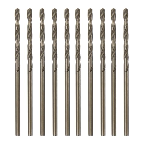 QUARKZMAN 10 Stück Spiralbohrer Cobalt Jobber Bohrer 1,8 mm / 0,071" M35 High-Speed-Stahl HSS Spiralbohrer Werkzeug für Edelstahl, Kupfer, Holz, Kunststoff und andere harte Materialien QUARKZMAN 10 Stück Spiralbohrer Cobalt Jobber Bohrer 1,8 mm / 0,071" M35 High-Speed-Stahl HSS Spiralbohrer Werkzeug für Edelstahl, Kupfer, Holz, Kunststoff und andere harte Materialien von QUARKZMAN