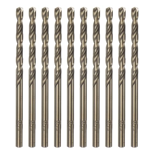 QUARKZMAN 10 Stück Spiralbohrer Cobalt Jobber Bohrer 3,6 mm / 0,142" M35 High-Speed-Stahl HSS Spiralbohrer Werkzeug für Edelstahl, Kupfer, Holz, Kunststoff und andere harte Materialien QUARKZMAN 10 Stück Spiralbohrer Cobalt Jobber Bohrer 3,6 mm / 0,142" M35 High-Speed-Stahl HSS Spiralbohrer Werkzeug für Edelstahl, Kupfer, Holz, Kunststoff und andere harte Materialien von QUARKZMAN