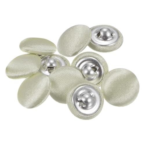 QUARKZMAN 10 Stück Dunkelbeige Knöpfe mit Stoffüberzug 12,5mm Satinstoff Bezogen Nähknöpfe Runde Bastelknöpfe Metallschaft Ösenknöpfe Vintage für Mantel Kleidung Jacke Blazer Anzüge DIY QUARKZMAN 10 Stück Dunkelbeige Knöpfe mit Stoffüberzug 12,5mm Satinstoff Bezogen Nähknöpfe Runde Bastelknöpfe Metallschaft Ösenknöpfe Vintage für Mantel Kleidung Jacke Blazer Anzüge DIY von QUARKZMAN