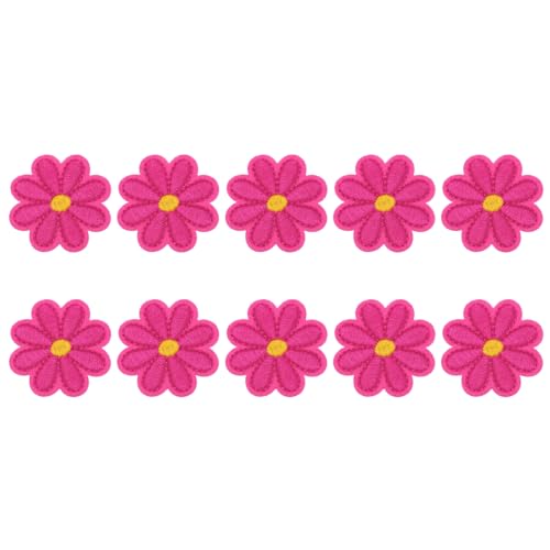 QUARKZMAN 10 Stück Gänseblümchen Blumen Aufbügler Rose Rot Bestickte Aufnäher Applikationen Zum Selbermachen von Handwerk Kleidung Reparatur Tasche Hut Dekoration, 1,57 Zoll QUARKZMAN 10 Stück Gänseblümchen Blumen Aufbügler Rose Rot Bestickte Aufnäher Applikationen Zum Selbermachen von Handwerk Kleidung Reparatur Tasche Hut Dekoration, 1,57 Zoll von QUARKZMAN