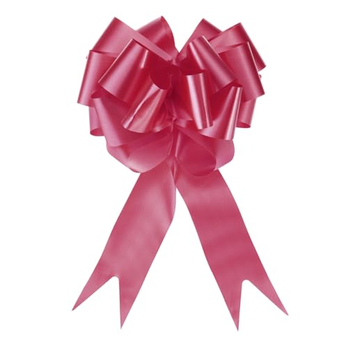 QUARKZMAN 10 Stück Geschenk Schleife mit Geschenkbänder Große Ziehschleife 12cm Geschenkschleife Schleifenband Dekoration für Geschenkverpackung Hochzeit Auto Geburtstag, Weinrot QUARKZMAN 10 Stück Geschenk Schleife mit Geschenkbänder Große Ziehschleife 12cm Geschenkschleife Schleifenband Dekoration für Geschenkverpackung Hochzeit Auto Geburtstag, Weinrot von QUARKZMAN