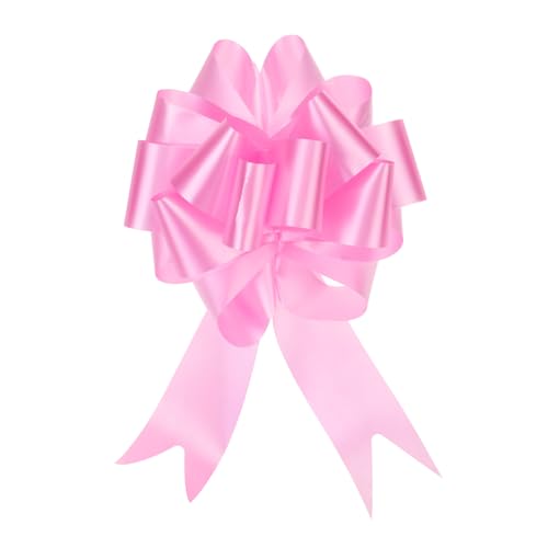 QUARKZMAN 10 Stück Geschenk Schleife mit Geschenkbänder Große Ziehschleife 15cm Geschenkschleife Schleifenband Dekoration für Geschenkverpackung Hochzeit Auto Geburtstag, Rosa QUARKZMAN 10 Stück Geschenk Schleife mit Geschenkbänder Große Ziehschleife 15cm Geschenkschleife Schleifenband Dekoration für Geschenkverpackung Hochzeit Auto Geburtstag, Rosa von QUARKZMAN