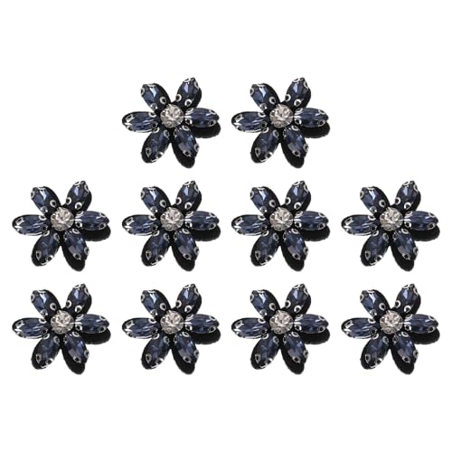 QUARKZMAN 10 Stück Handgemachte Blumen Perlen Applikationen, Glas Kristall Applikationen Stickerei Nähen Perlen Blumen Applikation Patch Für Kleidung Taschen Stirnband Dekoration, Blau/Klar QUARKZMAN 10 Stück Handgemachte Blumen Perlen Applikationen, Glas Kristall Applikationen Stickerei Nähen Perlen Blumen Applikation Patch Für Kleidung Taschen Stirnband Dekoration, Blau/Klar von QUARKZMAN