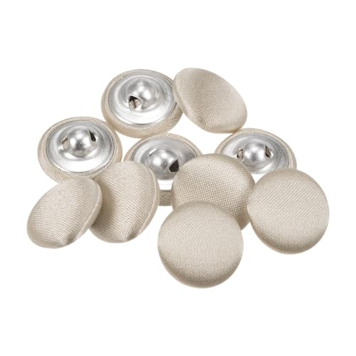QUARKZMAN 10 Stück Hautfarbe Knöpfe mit Stoffüberzug 15mm Satinstoff Bezogen Nähknöpfe Runde Bastelknöpfe Metallschaft Ösenknöpfe Vintage für Mantel Kleidung Jacke Blazer Anzüge DIY QUARKZMAN 10 Stück Hautfarbe Knöpfe mit Stoffüberzug 15mm Satinstoff Bezogen Nähknöpfe Runde Bastelknöpfe Metallschaft Ösenknöpfe Vintage für Mantel Kleidung Jacke Blazer Anzüge DIY von QUARKZMAN