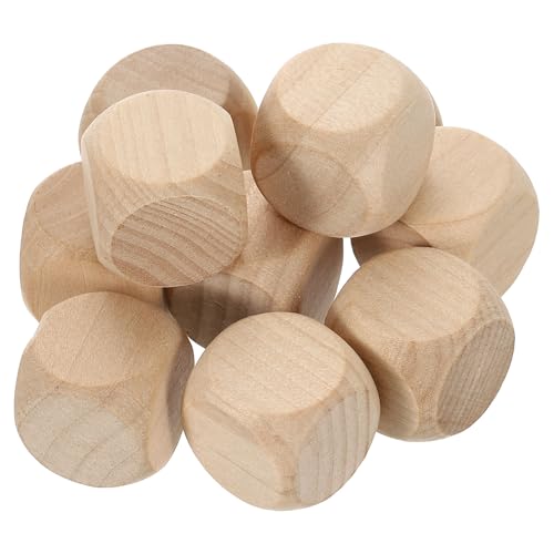 QUARKZMAN 10 Stück Holzwürfel, 20mm Blanko Holzblöcke mit abgerundeten Ecken für DIY-Bastelprojekte QUARKZMAN 10 Stück Holzwürfel, 20mm Blanko Holzblöcke mit abgerundeten Ecken für DIY-Bastelprojekte von QUARKZMAN