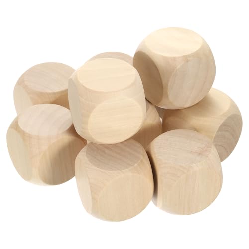 QUARKZMAN 10 Stück Holzwürfel, 50mm Blanko Holzblöcke mit abgerundeten Ecken für DIY-Bastelprojekte QUARKZMAN 10 Stück Holzwürfel, 50mm Blanko Holzblöcke mit abgerundeten Ecken für DIY-Bastelprojekte von QUARKZMAN