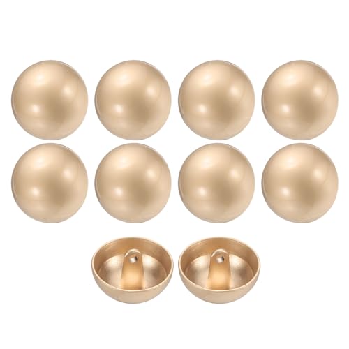 QUARKZMAN 10 Stück Knöpfe Gold Perlenknöpfe 20mm Gewölbte Metallknöpfe mit Mettall Schaft, Runde Halbkugel Ösenknöpfe Vintage Buttons für Strick Dirndl Nähen Basteln Mantel Dekorationen QUARKZMAN 10 Stück Knöpfe Gold Perlenknöpfe 20mm Gewölbte Metallknöpfe mit Mettall Schaft, Runde Halbkugel Ösenknöpfe Vintage Buttons für Strick Dirndl Nähen Basteln Mantel Dekorationen von QUARKZMAN