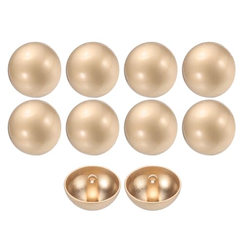 QUARKZMAN 10 Stück Knöpfe Gold Perlenknöpfe 23mm Gewölbte Metallknöpfe mit Mettall Schaft, Runde Halbkugel Ösenknöpfe Vintage Buttons für Strick Dirndl Nähen Basteln Mantel Dekorationen QUARKZMAN 10 Stück Knöpfe Gold Perlenknöpfe 23mm Gewölbte Metallknöpfe mit Mettall Schaft, Runde Halbkugel Ösenknöpfe Vintage Buttons für Strick Dirndl Nähen Basteln Mantel Dekorationen von QUARKZMAN
