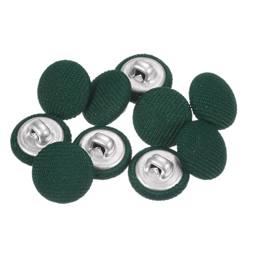QUARKZMAN 10 Stück Knöpfe mit Stoffüberzug 12,5mm Runder Metallschaft Ösen Stoffknöpfe mit Stoff bezogen Nähknöpfe Vintage Ösenknöpfe für Anzüge Kleider Blusen Bastel DIY, Armeegrün QUARKZMAN 10 Stück Knöpfe mit Stoffüberzug 12,5mm Runder Metallschaft Ösen Stoffknöpfe mit Stoff bezogen Nähknöpfe Vintage Ösenknöpfe für Anzüge Kleider Blusen Bastel DIY, Armeegrün von QUARKZMAN