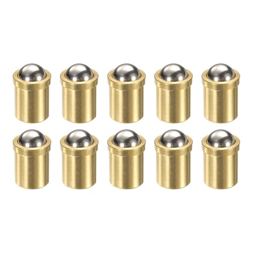 QUARKZMAN 10 Stück Kugelspitzendruckfedern 12x16mm Messing Präzisions Positionierperlen Kugelfederdruckfedern Kugelfangriegel für Türschrank mechanische Geräte Klemmen Möbel QUARKZMAN 10 Stück Kugelspitzendruckfedern 12x16mm Messing Präzisions Positionierperlen Kugelfederdruckfedern Kugelfangriegel für Türschrank mechanische Geräte Klemmen Möbel von QUARKZMAN