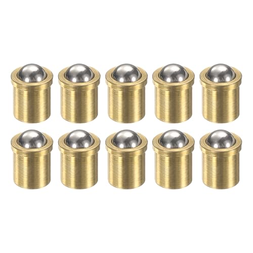 QUARKZMAN 10 Stück Kugelspitzendruckfedern 5x6mm Messing Präzisions Positionierperlen Kugelfederdruckfedern Kugelfangriegel für Türschrank mechanische Vorrichtungen Klemmen Möbel QUARKZMAN 10 Stück Kugelspitzendruckfedern 5x6mm Messing Präzisions Positionierperlen Kugelfederdruckfedern Kugelfangriegel für Türschrank mechanische Vorrichtungen Klemmen Möbel von QUARKZMAN