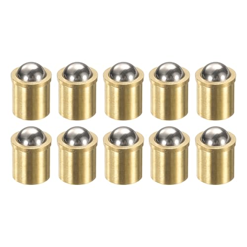 QUARKZMAN 10 Stück Kugelspitzendruckfedern 8x9mm Messing Präzisions Positionierperlen Kugelfederdruckfedern Kugelfangriegel für Türschrank mechanische Vorrichtungen Klemmen Möbel QUARKZMAN 10 Stück Kugelspitzendruckfedern 8x9mm Messing Präzisions Positionierperlen Kugelfederdruckfedern Kugelfangriegel für Türschrank mechanische Vorrichtungen Klemmen Möbel von QUARKZMAN