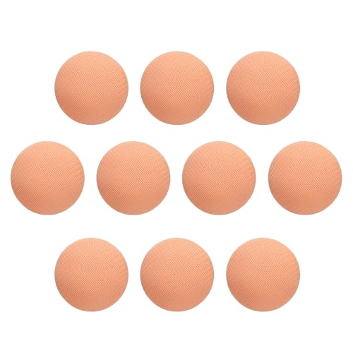QUARKZMAN 10 Stück Stoffbezogene Knöpfe mit Metallschaft, Durchmesser 20mm, Runde Metallknöpfe für Bastelarbeiten, Kleidungsdekoration, DIY Zubehör, Orange von QUARKZMAN