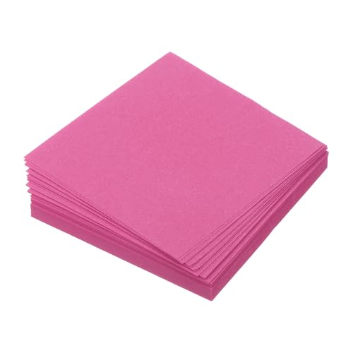 QUARKZMAN 100 Blatt Origami Papier, 5cm x 5cm Doppelseitiges Quadratisches Faltpapier, 70 g/m², Kleine Origami-Papierquadrate für Kunsthandwerk Projekt Geschenk Dekoration, Rosenrot QUARKZMAN 100 Blatt Origami Papier, 5cm x 5cm Doppelseitiges Quadratisches Faltpapier, 70 g/m², Kleine Origami-Papierquadrate für Kunsthandwerk Projekt Geschenk Dekoration, Rosenrot von QUARKZMAN