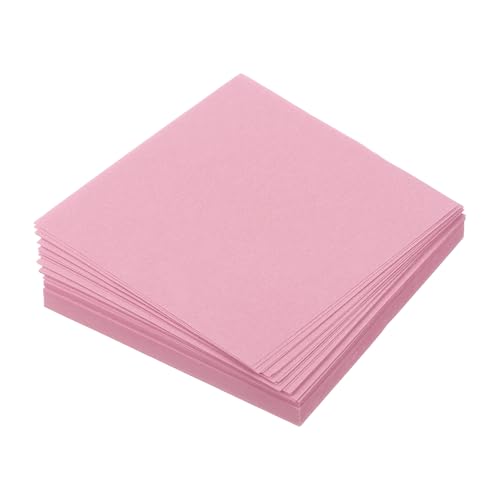 QUARKZMAN 100 Blatt Origami Papier, 7 x 7cm Doppelseitiges Quadratisches Faltpapier, 70 g/m², Kleine Origami-Papierquadrate für Kunsthandwerk Projekt Geschenk Dekoration, Rosa von QUARKZMAN