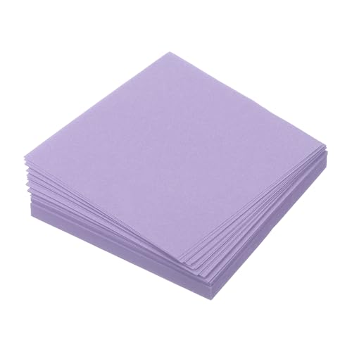QUARKZMAN 100 Blatt Origami Papier, 5cm x 5cm Doppelseitiges Quadratisches Faltpapier, 70 g/m², Kleine Origami-Papierquadrate für Kunsthandwerk Projekt Geschenk Dekoration, Hellviolett QUARKZMAN 100 Blatt Origami Papier, 5cm x 5cm Doppelseitiges Quadratisches Faltpapier, 70 g/m², Kleine Origami-Papierquadrate für Kunsthandwerk Projekt Geschenk Dekoration, Hellviolett von QUARKZMAN