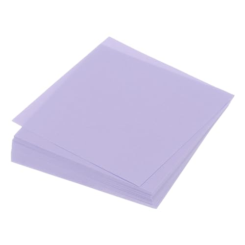 QUARKZMAN 100 Blatt Origami-Papier beidseitig hellviolett 7,5 x 7,5 cm 70 g/m² quadratische Faltblätter für Kunsthandwerk, Anfänger, Geschenkdekoration von QUARKZMAN