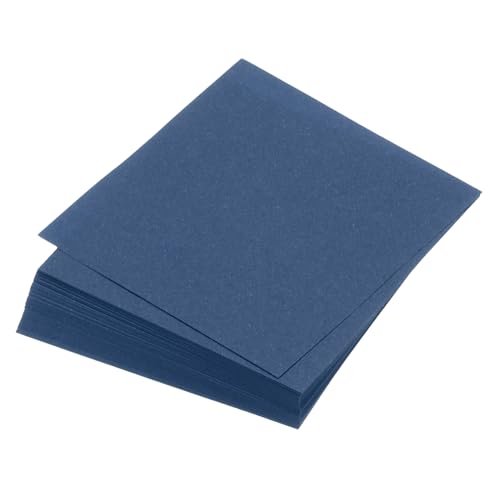 QUARKZMAN 100 Blatt Origami-Papier beidseitig marineblau 7,5 x 7,5 cm 70 g/m² quadratisches Faltblatt für Kunsthandwerk, Anfänger, Geschenkdekoration von QUARKZMAN