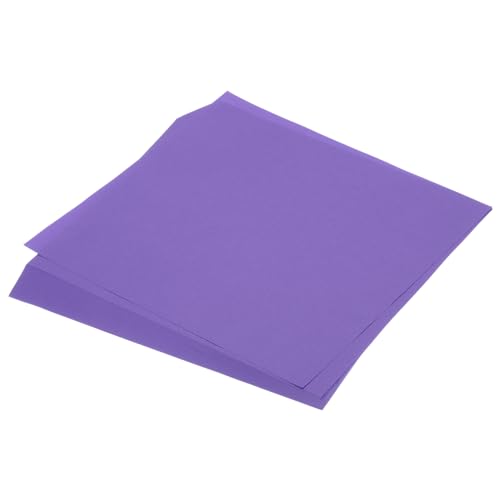 QUARKZMAN 100 Blatt Origami-Papier beidseitig tiefes Lila 25 x 25 cm 70 g/m² quadratisches Faltblatt für Kunsthandwerk, Anfänger, Geschenkdekorationen von QUARKZMAN